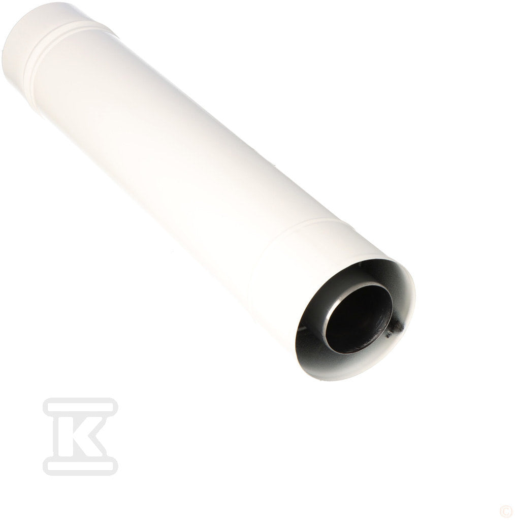 Rura kominowa DN 60/100, L=500 powietrzno-spalinowa biała do kotłów kondensacyinychi turbo