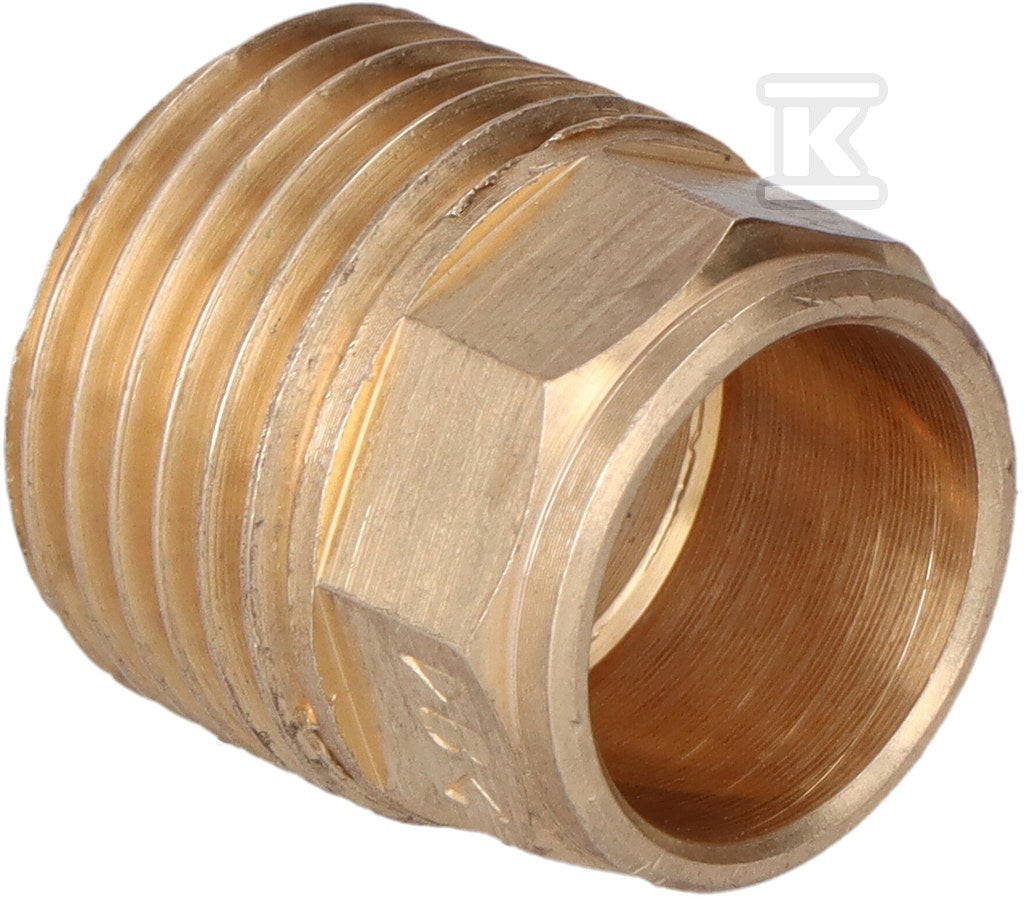 Nypel z brązu, 4243G 15x1/2" LWxGZ
