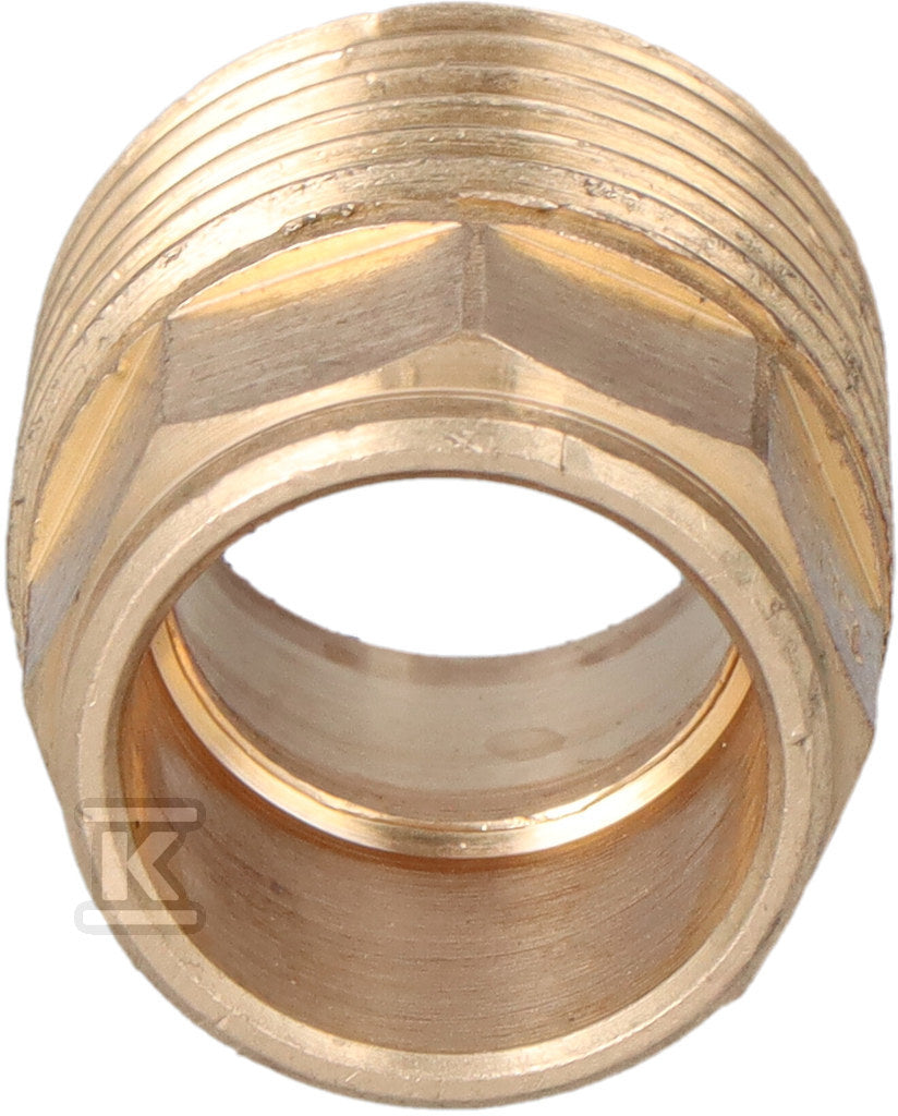 Nypel z brązu, 4243G 15x1/2" LWxGZ