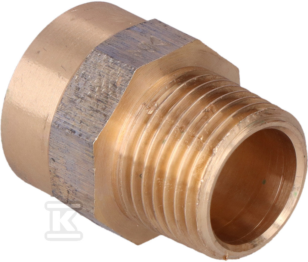 Nypel z brązu, 4243G 22x1/2" LWxGZ