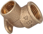 Kolano ścienne z brązu 4472G 18x1/2" LWxGW