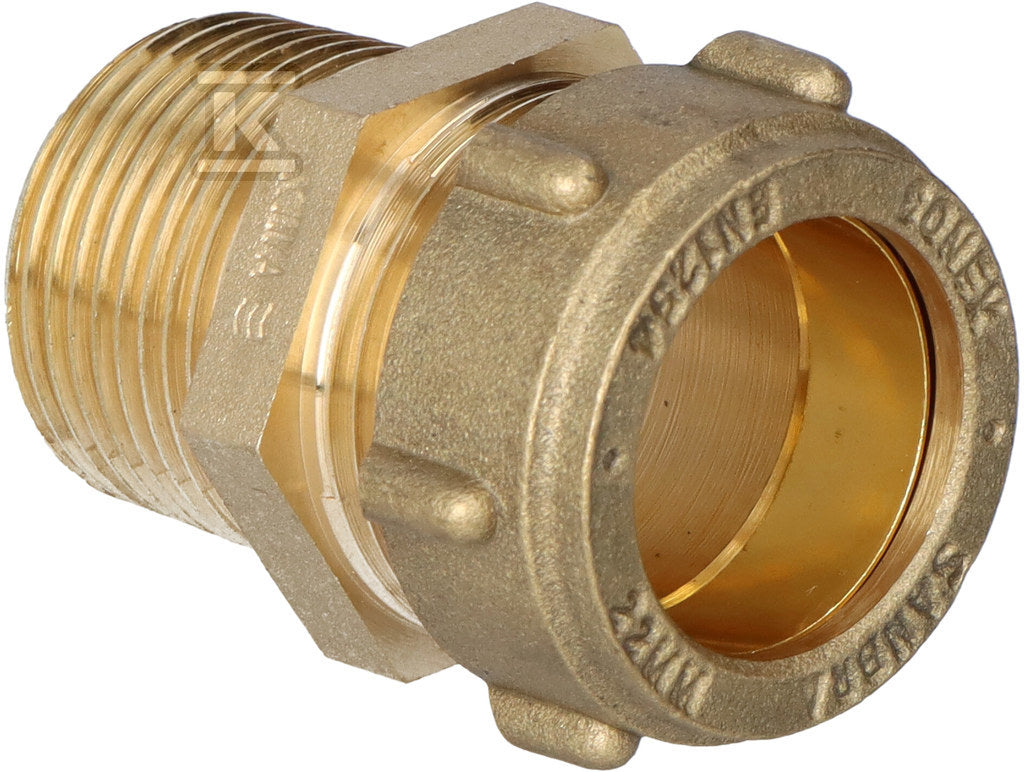 Łącznik prosty, STANDARD 22 x 3/4 CONEx