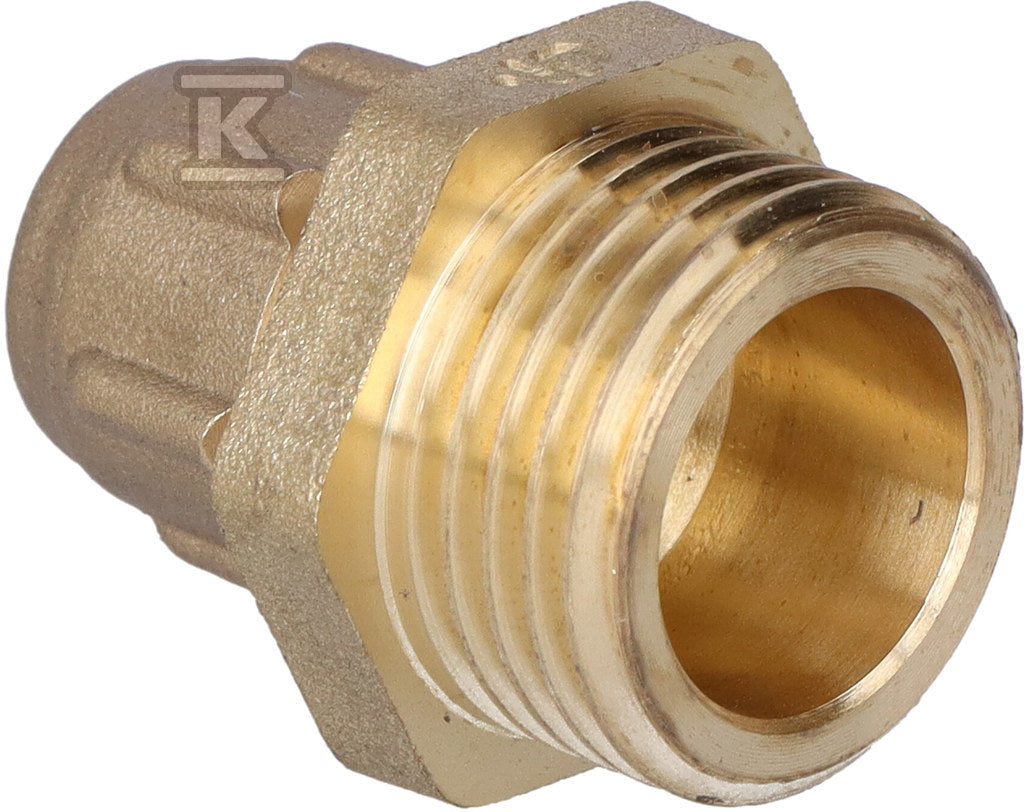 Łącznik prosty, DZR 8 x 1/2 CONEx