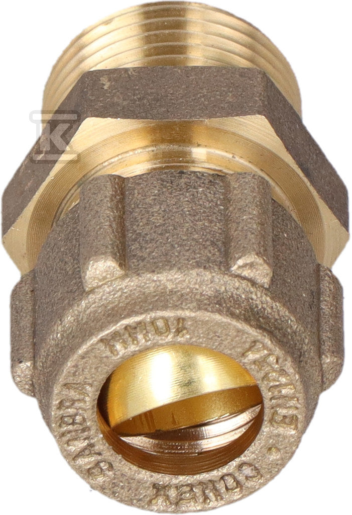 Łącznik prosty, DZR 10 x 3/8 CONEx