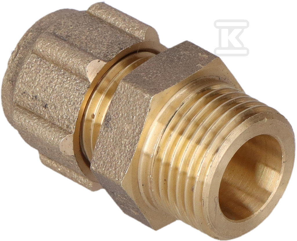Łącznik prosty, DZR 10 x 3/8 CONEx