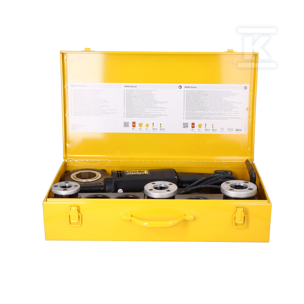 Gwintownica elektryczna REMS Amigo E Set R 1/2-3/4-1
