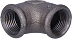 Kolano nakrętne 1/2" czarne A1, NR 6, NR 90