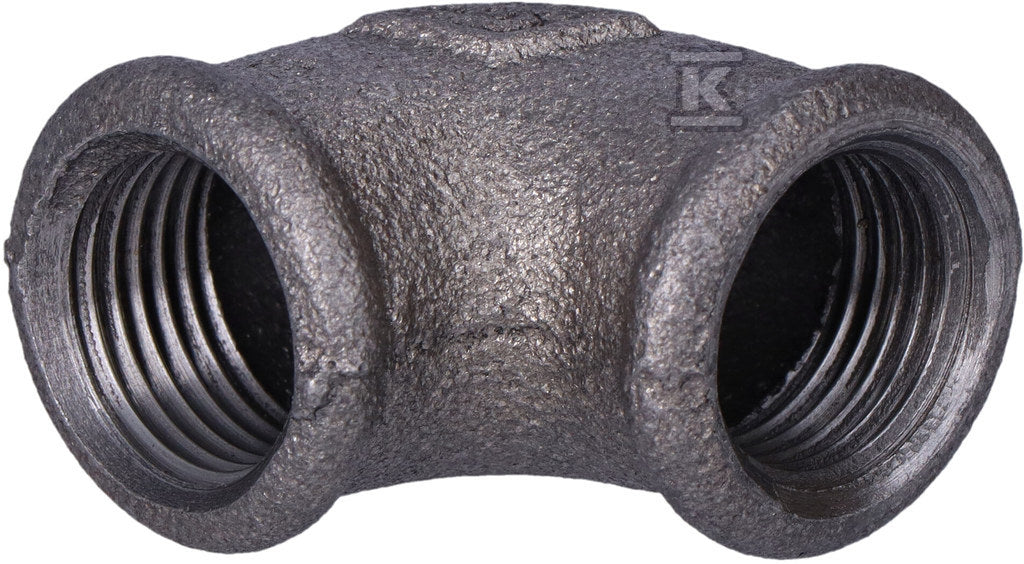Kolano nakrętne 1/2" czarne A1, NR 6, NR 90