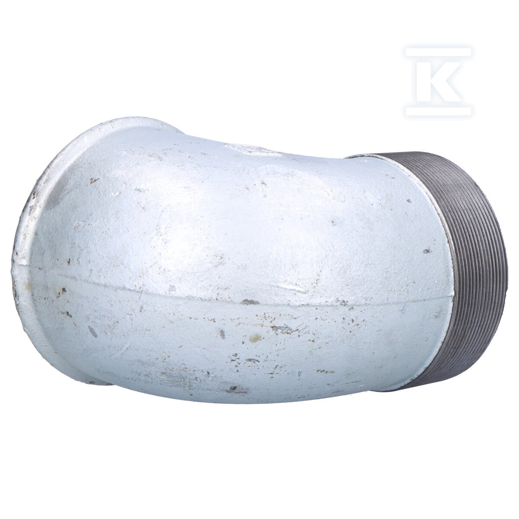 Kolano nakrętno-wkrętne WZ 4" ocynk A4, NR 7, NR 92