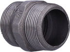 Nypel wkrętny równoprzelotowy 6/4" czarny N8, NR 38, NR 280