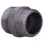 Nypel wkrętny równoprzelotowy 6/4" czarny N8, NR 38, NR 280