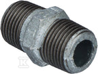 Nypel wkrętny równoprzelotowy 1/2" ocynk N8, NR 38, NR 280
