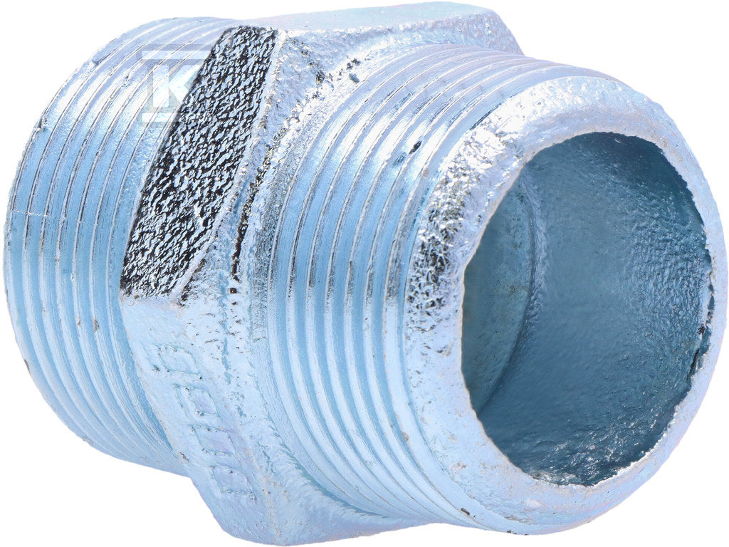 Nypel wkrętny równoprzelotowy 5/4" ocynk N8, NR 38, NR 280