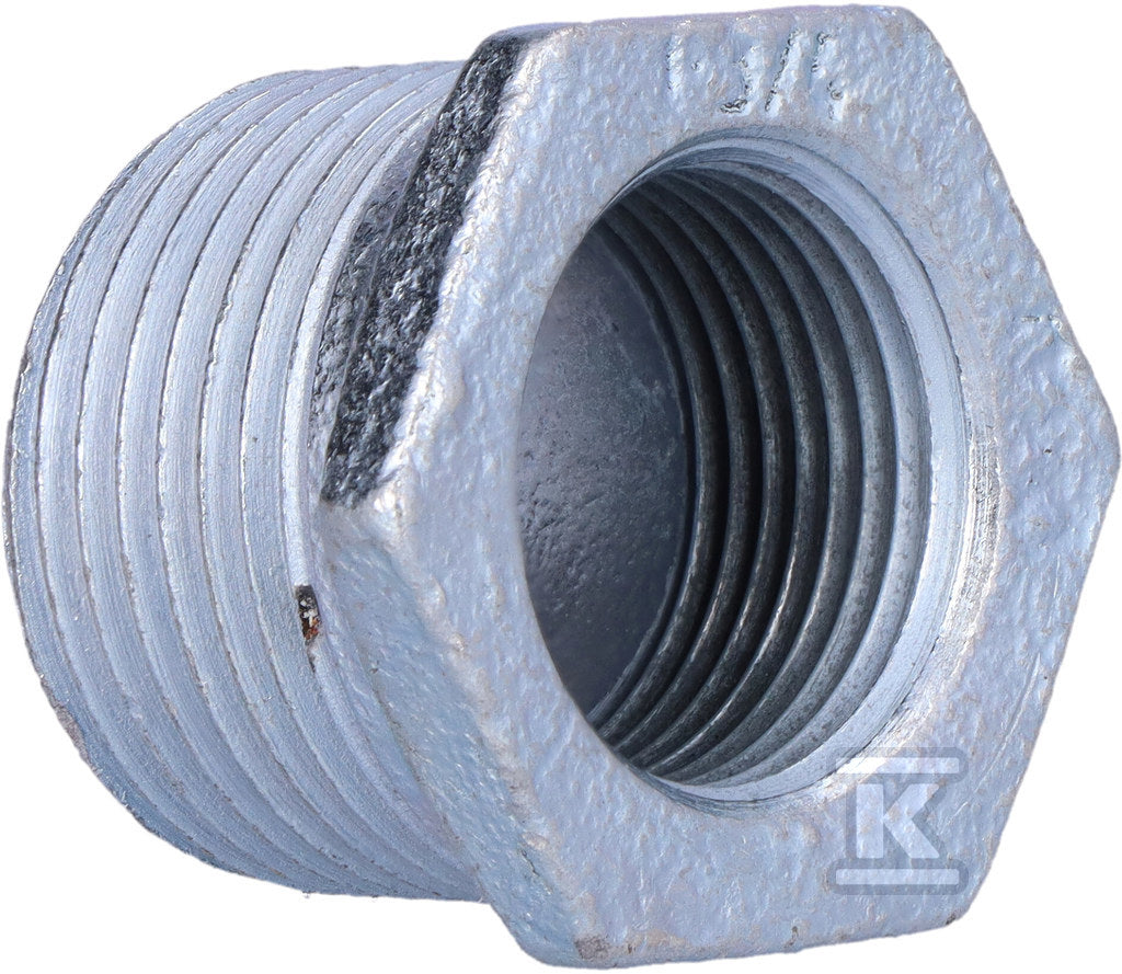 Redukcja nakrętno-wkrętna 1X3/4" ocynk N4, NR 45, NR 241R