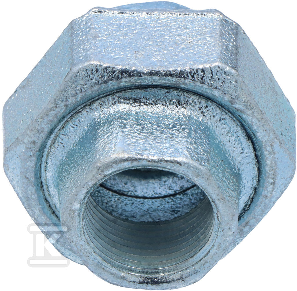Śrubunek dwuzłączka prosta nakrętna 3/4" ocynk U1, NR 48, NR 330