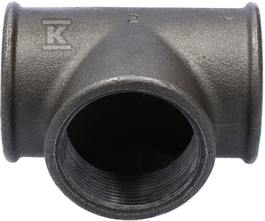 Trójnik nakrętny 2" czarny B1, NR25, NR 130