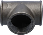Trójnik nakrętny 2" czarny B1, NR25, NR 130