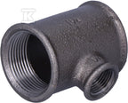 Trójnik redukcyjny nakrętny 5/4x1/2x5/4" czarny, B1, NR25, NR 130R