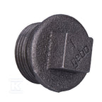 Korek z obrzeżem 1" czarny T9, NR 46, NR 290