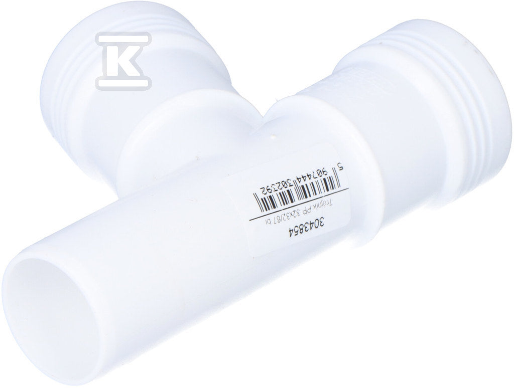 Trójnik HT/PP 32x32x32/67 biały sanitarny