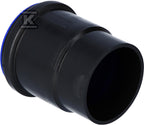 Kielich PEHD 75mm S12.5 z korkiem, kolor czarny, QS (Quick Stream)
