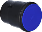 Kielich PEHD 75mm S12.5 z korkiem, kolor czarny, QS (Quick Stream)