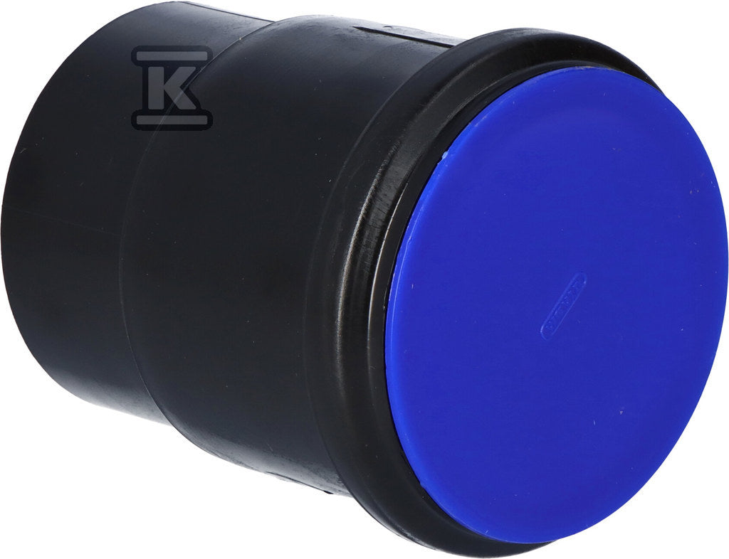Kielich PEHD 75mm S12.5 z korkiem, kolor czarny, QS (Quick Stream)