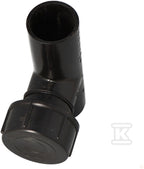 Czyszczak PEHD 50x50/88 prosty S12.5, kolor czarny, QS (Quick Stream)