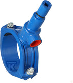 Nawiertka przyłączeniowa DN160x32 do rur PVC/PE (samonawiercająca), PN10, GJL-żeliwo szare
