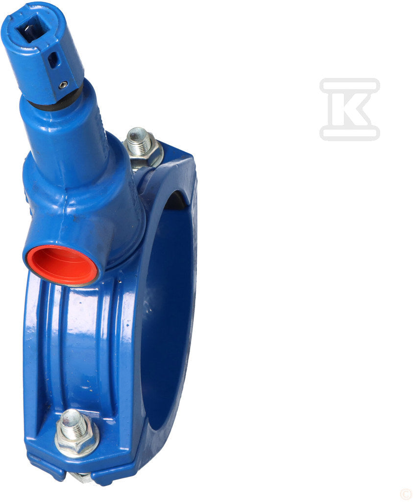 Nawiertka przyłączeniowa DN160x32 do rur PVC/PE (samonawiercająca), PN10, GJL-żeliwo szare