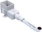 Syfon umywalki 5/4"x50 / 40 tworzywo sztuczne podtynkowy chromowany nr wzoru 56331PL, syfon dla niepełnosprawnych