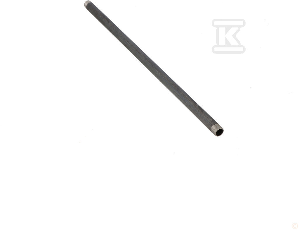 Sztucer stalowy czarny 1/2" dł.0.60m dwustronnie gwintowany