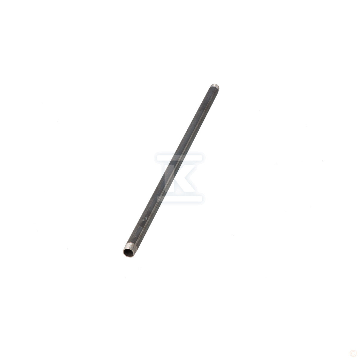 Sztucer stalowy czarny 1/2" dł.0.60m dwustronnie gwintowany