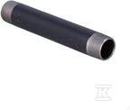 Sztucer stalowy czarny 3/4" dł.0.15m dwustronnie gwintowany