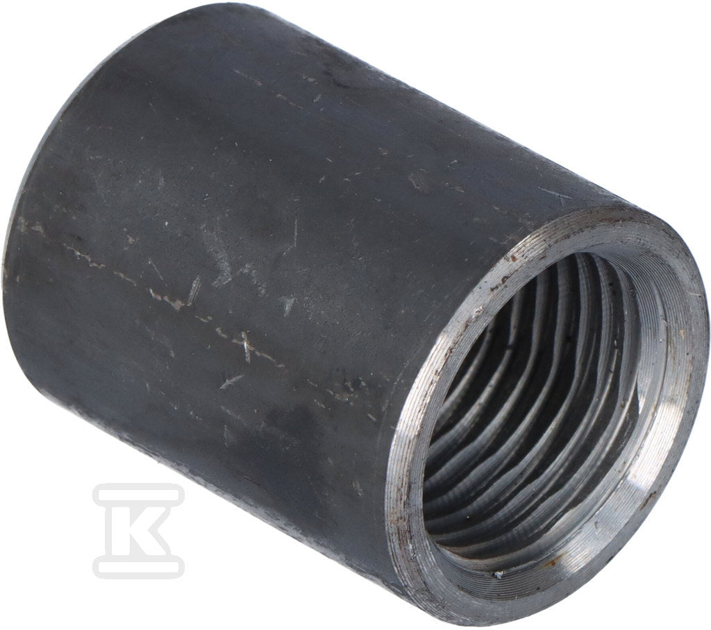 Mufa spawalnicza/gwintowana czarna 1/2" (dn15)