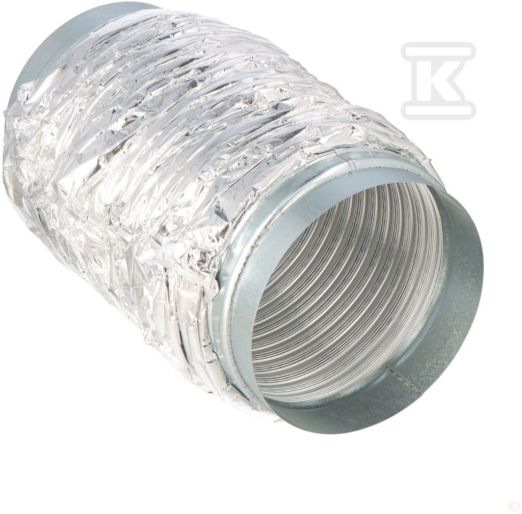 Tłumik kanałowyAKU-COMP, do elastycznych połączeń w systemach wentylacyjnych, długość max. 0,6mm, średnica 200mm