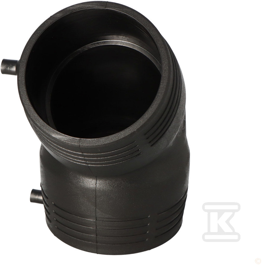 Kolano elektrooporowe 45ST. DN110 PE100, SDR11, PN10 gaz/PN16 woda