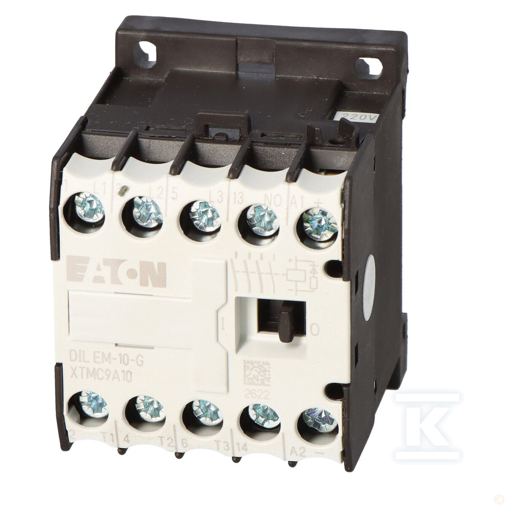 Stycznik AC-3/I=9A P=4kW/ 1Z 0R DILEM-10-G(220VDC)