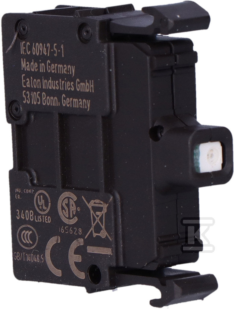 Oprawka M22-LED-G dioda LED zielona U=24V mocowanie przód