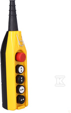 Kaseta sterownicza, 5 przycisków, w tym przycisk awaryjnego stopu 30 mm, dwie prędkości T0-PV5E30B44