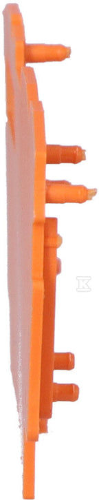 Ścianka końcowa/wewnętrzna grubość 0,8 mm pomarańczowa