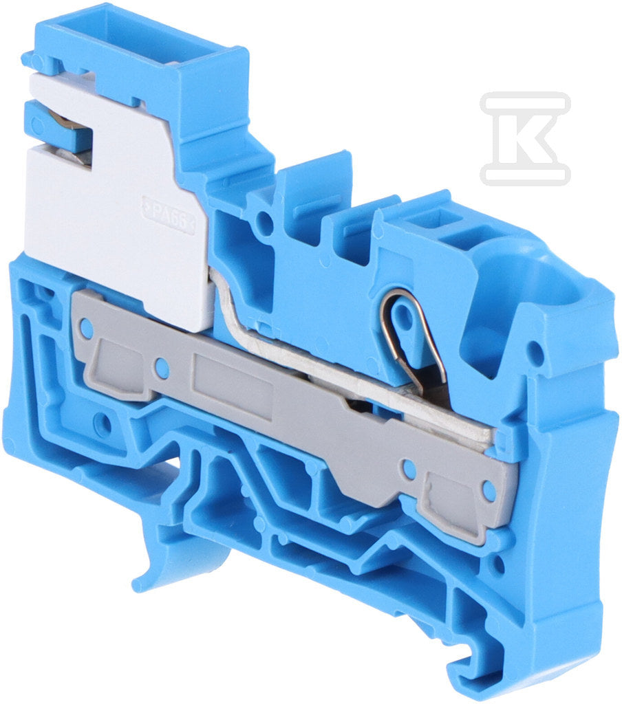 Złączka 1-przewodowa rozłączalna N 6mm Push-in CAGE CLAMP 6,00mm niebieski
