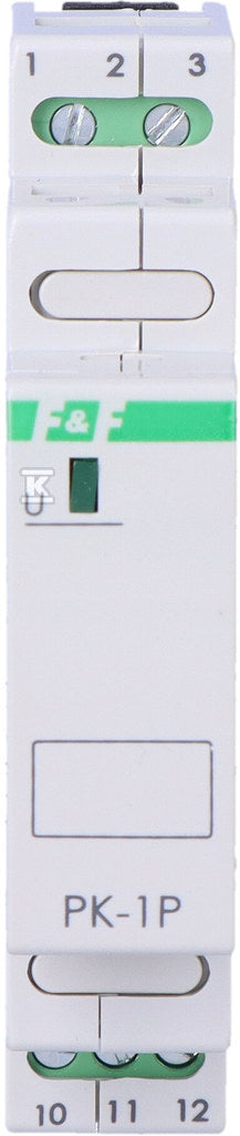 Przekaźnik elektromagnetyczny PK-1P 12V AC/DC, styk: 1P I=16A, 1 moduł