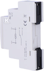 Przekaźnik elektromagnetyczny PK-1P 12V AC/DC, styk: 1P I=16A, 1 moduł