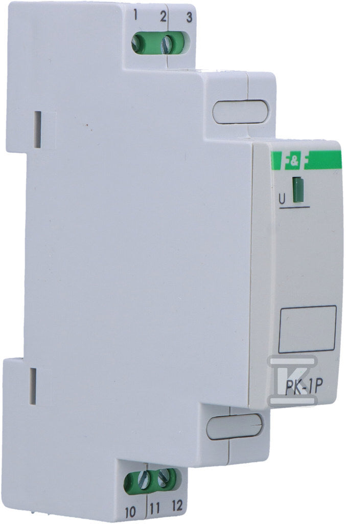 Przekaźnik elektromagnetyczny PK-1P 48 V Un=48V AC/DC Io<16A montaż na szynie TH-35