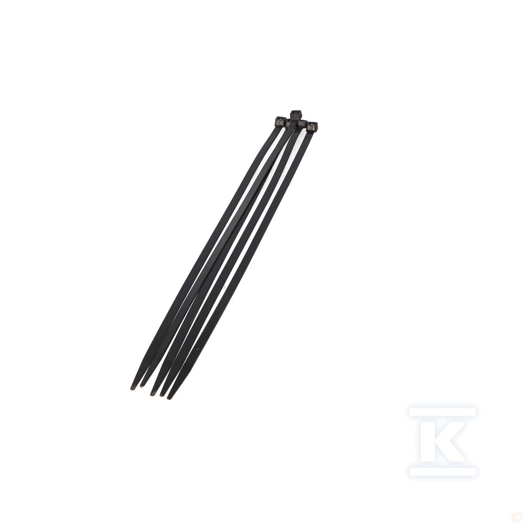 Opaska kablowa CV-430 HW (450x8,0mm) (UV) czarna OPK=100SZT.