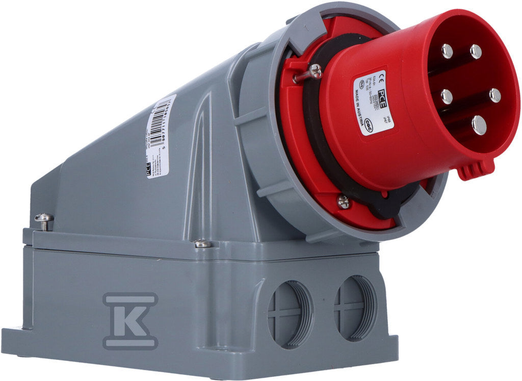 Wtyczka odbiornikowa (stała) 63A 3P+Z+N 400V IP67