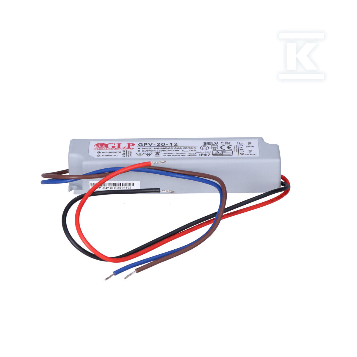 GLP zasilacz LED 12V 2A 20W