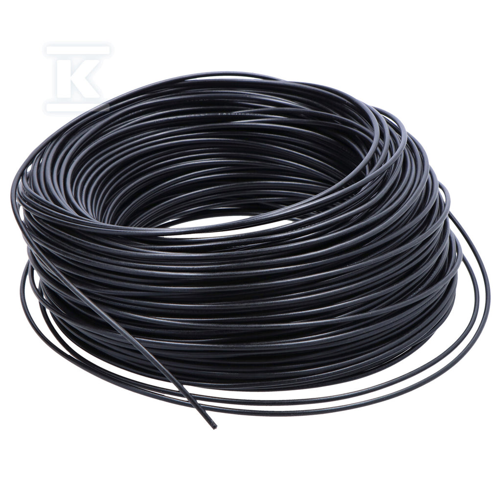 Przewód instalacyjny H05V-K (LGY) 1x1 czarny BK, jednożyłowy