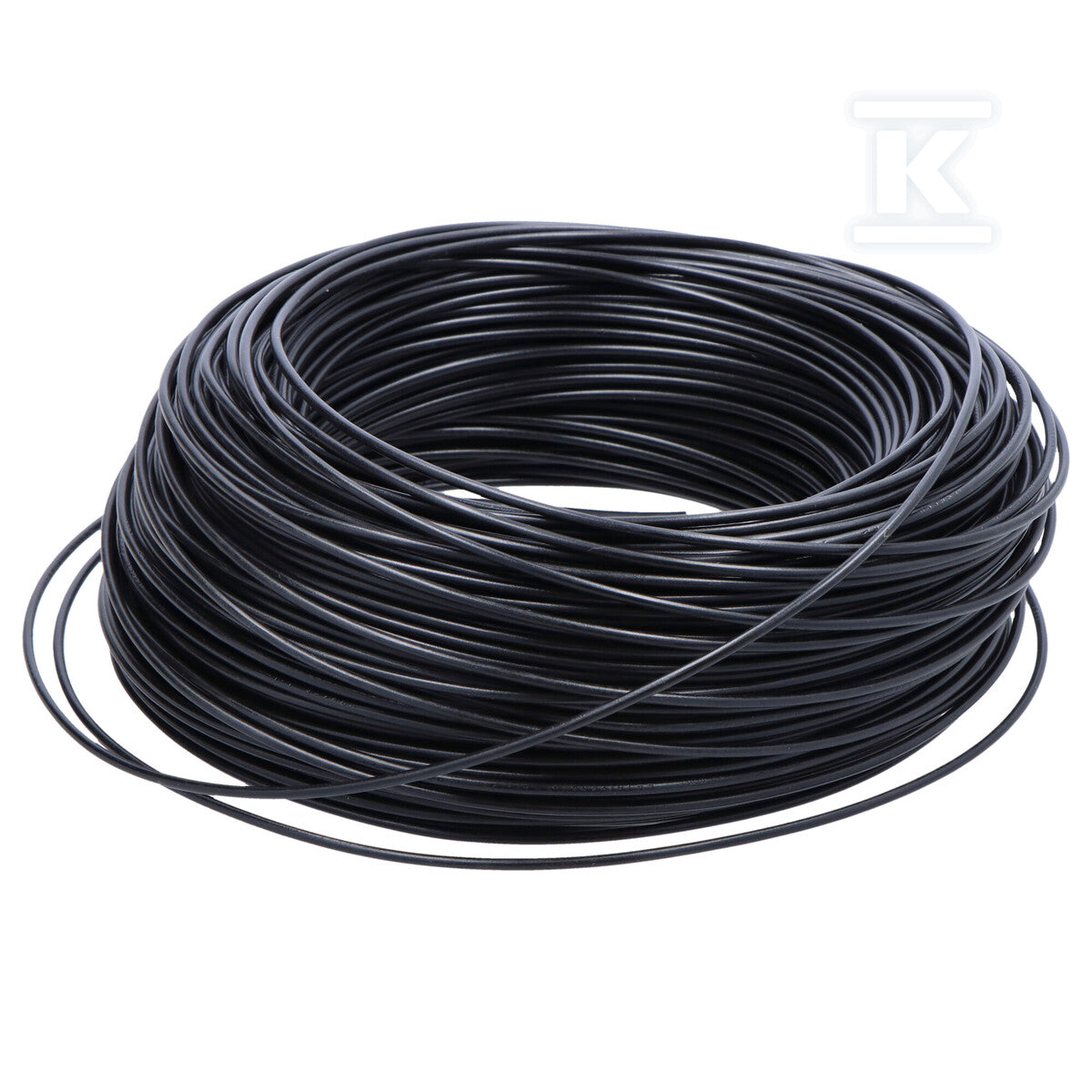 Przewód instalacyjny H05V-K (LGY) 1x1 czarny BK, jednożyłowy